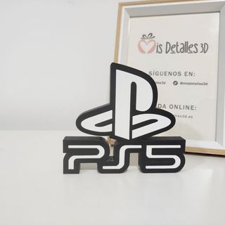 Letreros consola Playstation PS2,PS3,PS4,PS5 3d