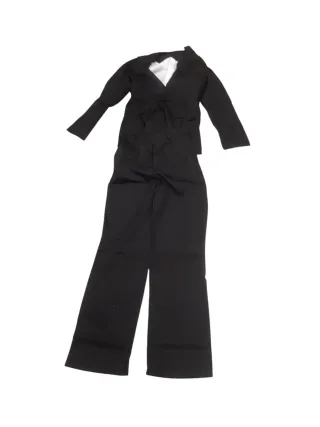 Traje de chaqueta y pantalon color negro Talla M
