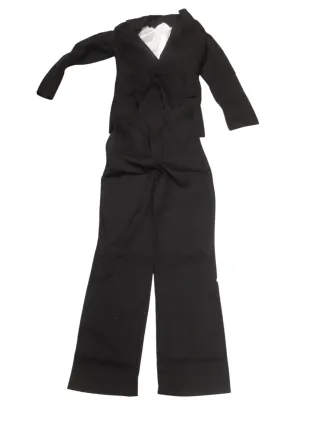 Traje de chaqueta y pantalon color negro Talla M