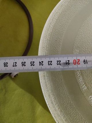 Plato de microondas de cristal