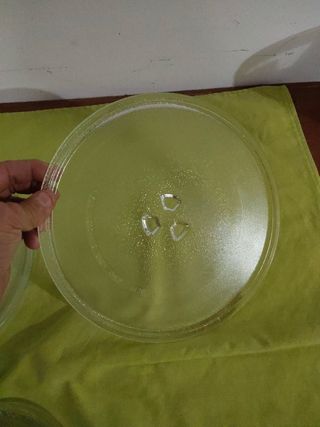 Plato de microondas de cristal