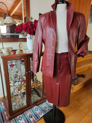 Completo Kitte similpelle donna tg 42