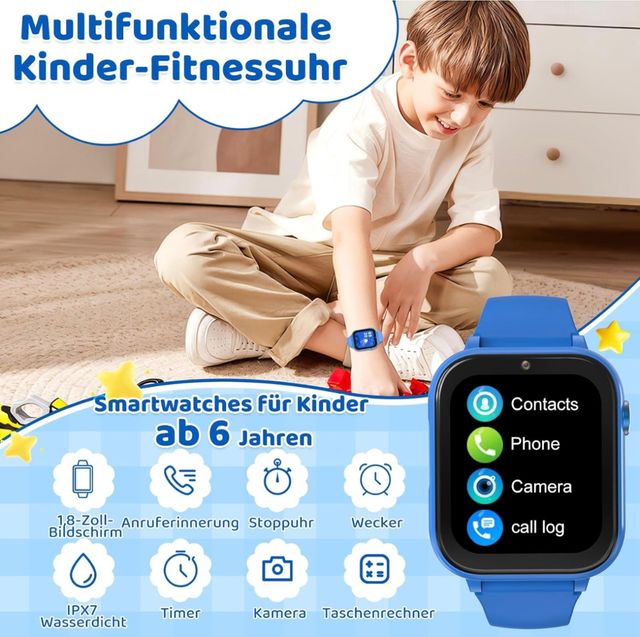 Reloj Inteligente Uleway Niños Azul 4G