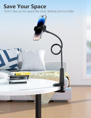 TRYONE Soporte Movil Teléfono - Soporte Flexible con Brazo de Cuello de Cisne