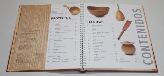 TORNEADO EN MADERA. DOS LIBROS EN UNO.