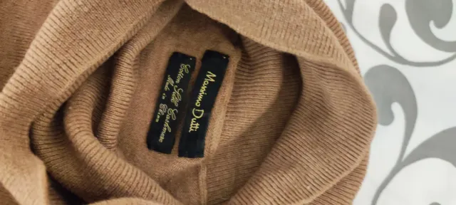 Jersey cuello alto marrón