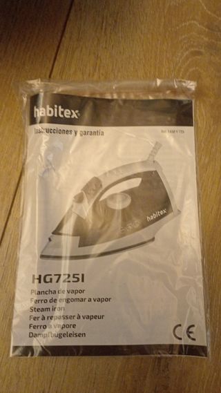 Plancha de vapor Habitex HG7251 2200W casi nueva