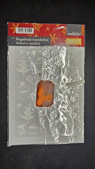 Adesivi Natale Glitter