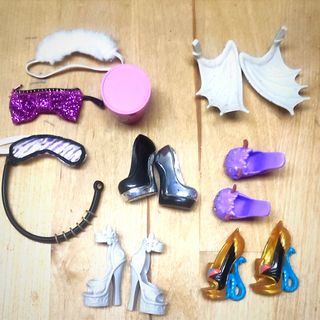 Lote accesorio Monster High zapato Original muñeca