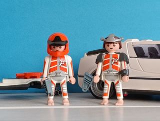 Playmobil Coche Agentes Especiales y Nave