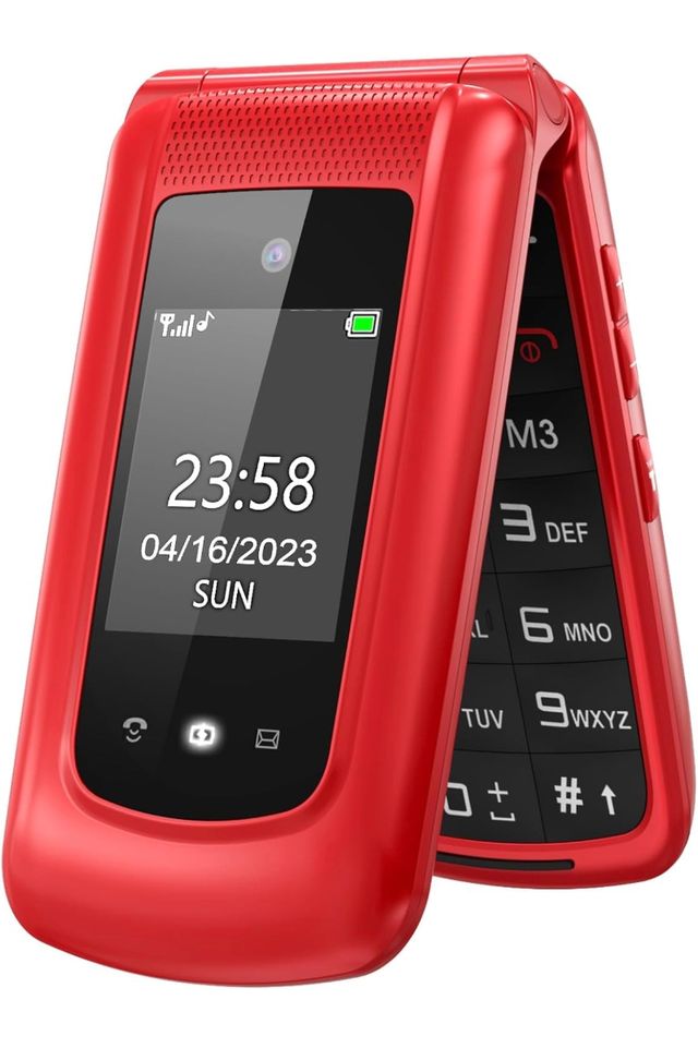 Teléfono Móvil Uleway Tapa Rojo