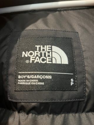 Abrigo The North Face Niño Talla S Negro