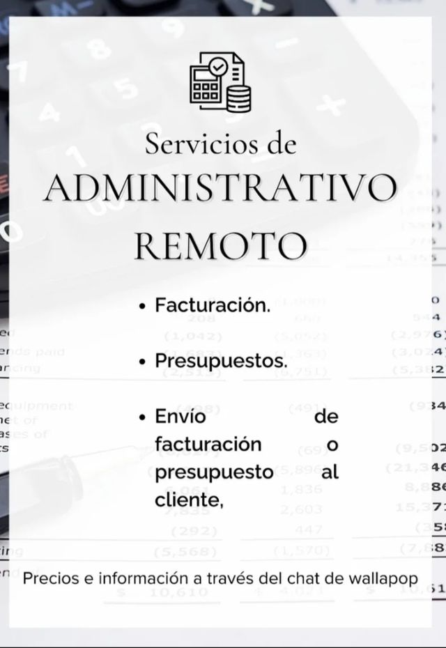 Administrativo en remoto.