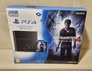Caja Vacía PS4 Uncharted 4 Edición 1TB