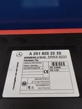 Módulo Arranque Keyless Go Mercedes A2518202226