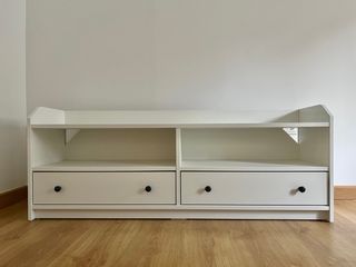 Mueble TV Ikea HAUGA Blanco IMPECABLE