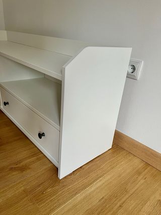 Mueble TV Ikea HAUGA Blanco IMPECABLE