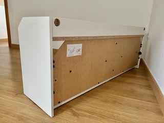 Mueble TV Ikea HAUGA Blanco IMPECABLE
