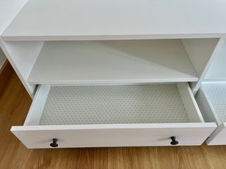 Mueble TV Ikea HAUGA Blanco IMPECABLE