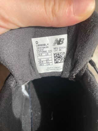 New Balance 9060 Negro/Gris
