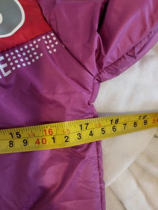 Bomber bambini rosso e viola condizioni ottime