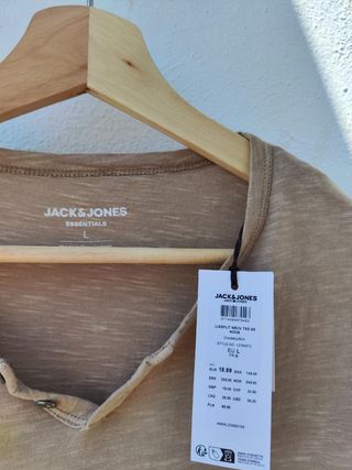 Camiseta Jack & Jones Beige Talla M