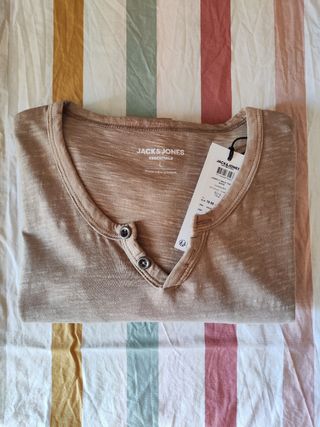 Camiseta Jack & Jones Beige Talla M