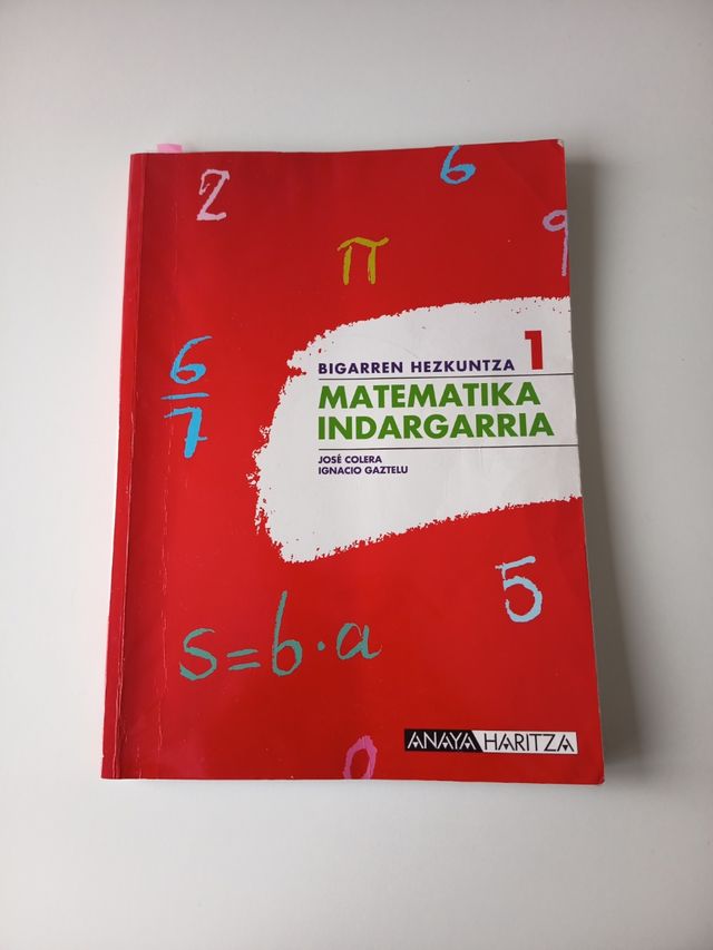 Bigarren hezkuntza 1 MATEMATIKA INDARGARRIA