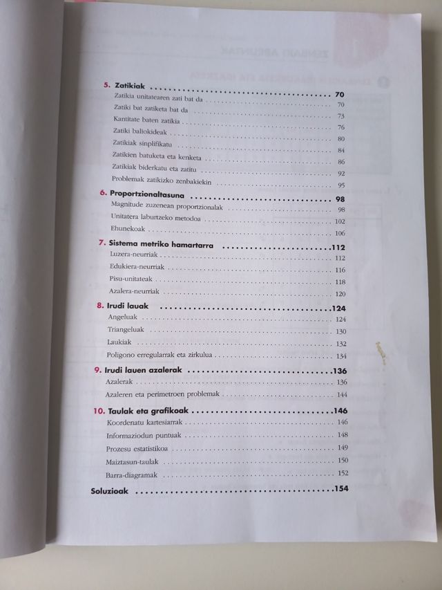 Bigarren hezkuntza 1 MATEMATIKA INDARGARRIA