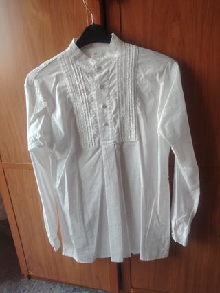 Camisa Baturro Blanca Talla M