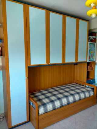 Armadio ponte 6 ante con letto