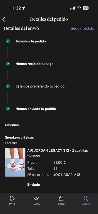 Jordan Legacy 312 Rojo/Blanco