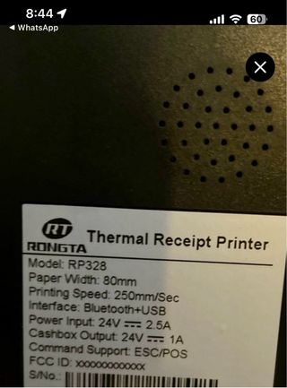 Mini Impresora de Recibos