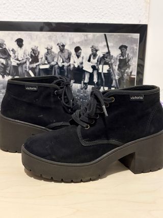 Botines Victoria Negros Talla 37