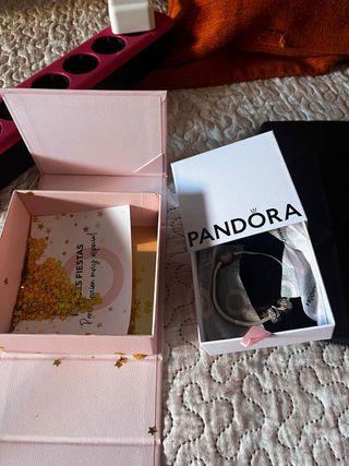 Pulsera Pandora Corazón Inicial Y Plata