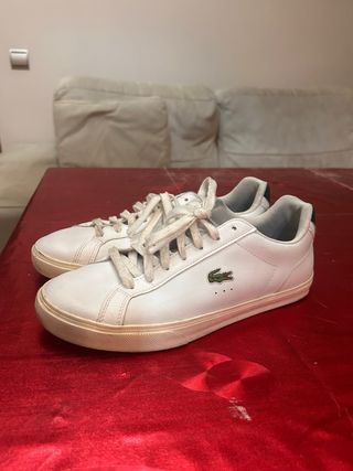 Zapatos Lacoste Blancos
