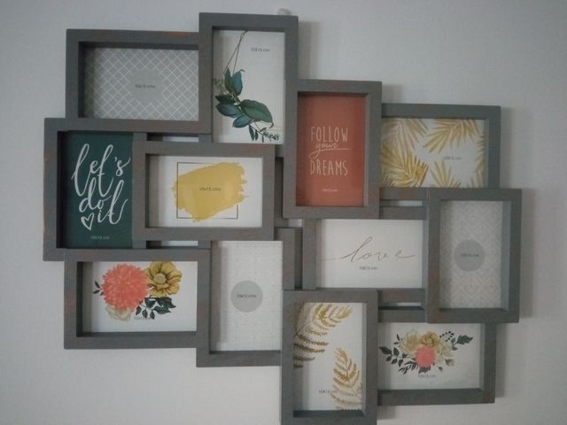 Portafotos múltiple pared