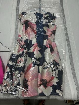 Vestido fiesta estampado floral