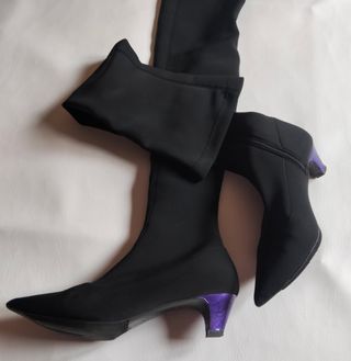 Botas mosqueteras Bimba y Lola negras talla 38