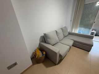 Sofá Chaiselongue Gris 2 Plazas