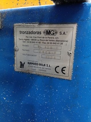 Tronzadora MG TL-400-A