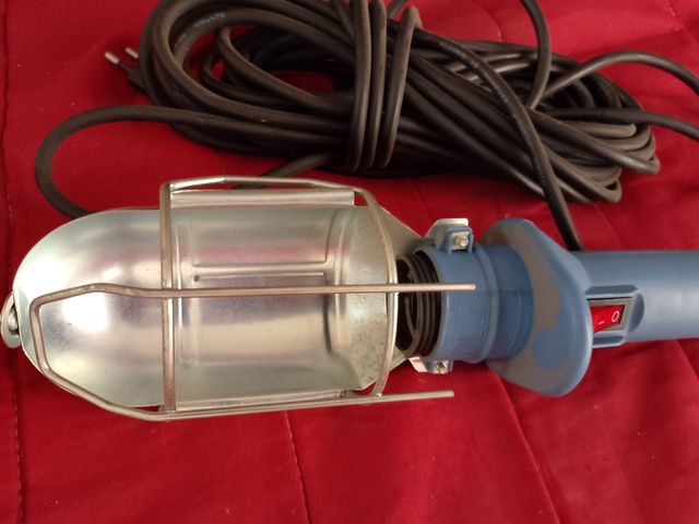 Lampada da lavoro 10m filo