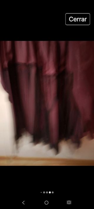 2 Vestidos largos morados sin tirantes