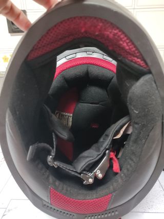 Casco de moto LS2 negro