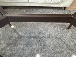 Mesa de comedor cristal y metal