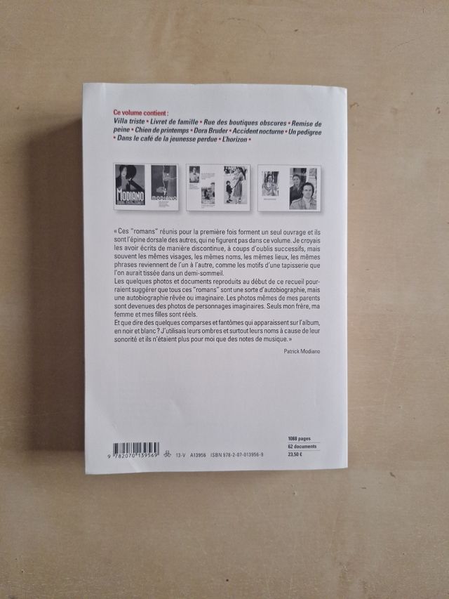 Romans ; Prix Nobel 2014 ; [ edition Gallimard ...