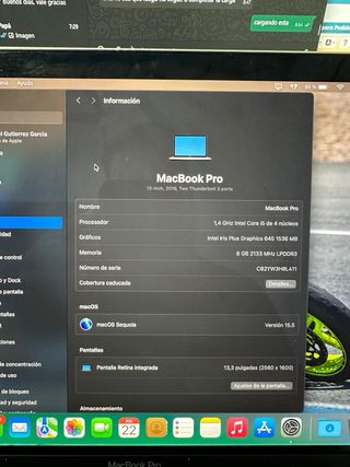 MacBook Pro 2019 Plata