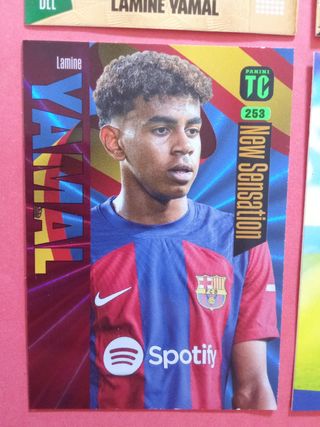 Lote 4 Cromos Lamine Yamal Panini