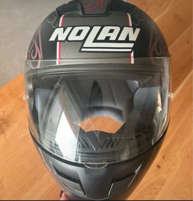 Casco Moto Nolan Nero con Grafiche