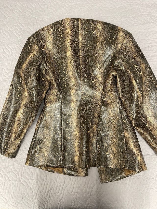 Giacca Ganni Pelle Pitone MAI USATA SIZE 36